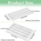 Xuniea 48 Pieces Shoe Strap Grip Back Heel Inserts Sling Invisible Gel Pads Cushion Liner Clear Heel Grips Foot Care Protector Adhesive for Sandals Women, 2 Styles