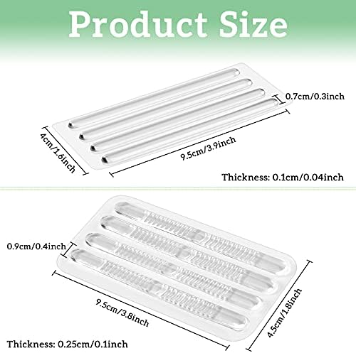 Xuniea 48 Pieces Shoe Strap Grip Back Heel Inserts Sling Invisible Gel Pads Cushion Liner Clear Heel Grips Foot Care Protector Adhesive for Sandals Women, 2 Styles