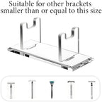 2 Pcs Acrylic Men's Razor Stand Holder Safety Razor Stand Stable Storage Bracket Shaving Brush Stands Bathroom Compatible with MK23C, Clear