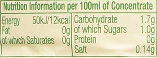 Robinsons Fruit and Barley Real Fruit Squash, Low Calorie. Apple and Pear, 1 Litre, 20 Servings