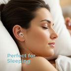 Sleep ZM SleepZMPods™ – Noise-Blocking Earplugs for Deep Sleep, Travel, Focus & Sensory Relief | Ultra-Comfortable & Reusable | 24dB SNR Custom-Fit Protection