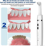 Tooth Polisher,Teeth Polishing Kit for Daily Cleaning,Polishing Then Whitening of Tooth (Professional Toothpaste Include),USB Rechargeable Dental Polisher with LED Light,6 Heads,5 Speed Modes