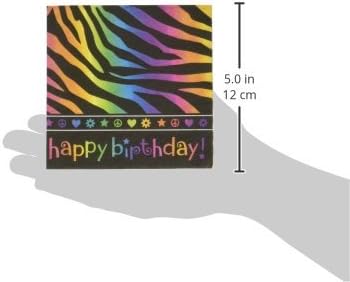 Amscan 509506 Beverage Napkins | Neon Collection | 16 pcs | Birthday