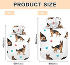 German Shepherd Dog Hot Water Bottle with Soft Cover Warm Water Heat Bottles for Menstrual Cramps Pain Relief Small