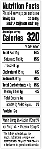 Kraft Deluxe Mac and Cheese,for Easy Dinner or Dinner Sides, Original Cheddar Flavor, No Artificial Flavors or Dyes, 14 oz (Pack of 6)