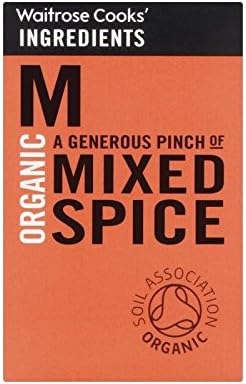 Cooks' Ingredients Organic Mixed Spice Waitrose 34g - Pack of 2