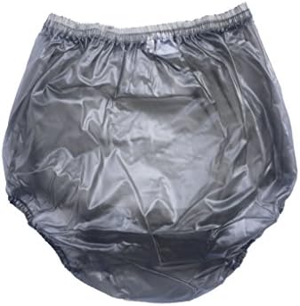 Haian High-Waisted Adult Incontinence Pull-on Plastic Waterproof Pants 3 Pack (X-Large)