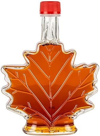 Turkey Hill Sugarbush International Gold Medal Winner Grade A Maple Syrup, Canadian Maple Leaf Glass Bottle (8.45 fl oz.)