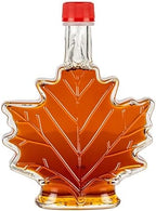 Turkey Hill Sugarbush International Gold Medal Winner Grade A Maple Syrup, Canadian Maple Leaf Glass Bottle (8.45 fl oz.)