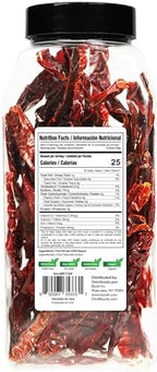 Byait Thai Whole Chili Peppers 3 oz, Mild & Aromatic, Bird’s Eye Chili Peppers for Tom Yum, Red Curry, Pad Kra Pao & Nam Prik
