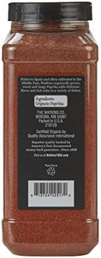 Watkins Gourmet Spice, Organic Paprika, Bulk Food Service Size, 16.8 oz (Pack of 1)