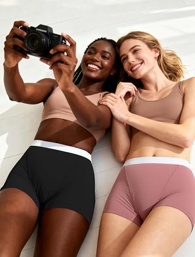 TIICHOO Period Underwear for Women Heavy Flow Leakproof Menstural Underwear Period Shorts 5 Pack