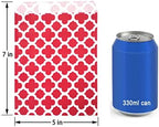 KEYYOOMY 100 Pcs Red Candy Buffet Bags - Small Polka Dot Paper Treat Bags for Wedding & Birthday Party (5 x 7 inch)