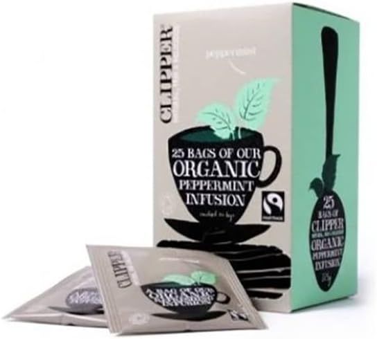 Clipper Fairtrade Organic Peppermint Infusion 25 Envelopes