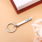 KINMES 10th Anniversary Tin Gifts - 10 Year Tin Anniversary Wedding Gifts for Husband Wife Boyfriend Girlfriend I Still Do Keychain for Him Her Married Couples