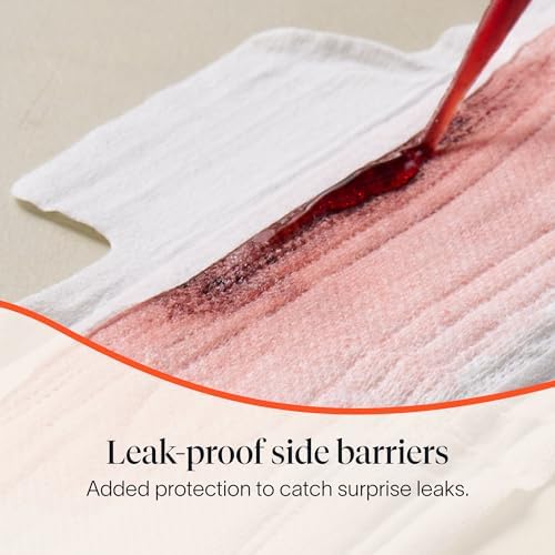 Cora 100% Organic Cotton Topsheet Pads (36 Overnight Pads)