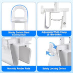 Bathtub Safety Rail - Non-Slip Shower Grab Bar Handle, Fits 3.15"-6.69" Walls, 300lbs Support, Sturdy Bathtub Handle Grab Bar for Elderly & Disabled