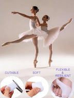 Ballet Toe Pads & Toe Caps Set for Pointe Shoes, Dance Toe Undies Dancer Foot Pads - 2M/2L Sizes