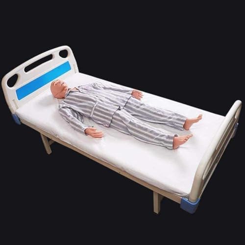 170 cm Life Size Patient Care Manikin Training Nursing Manikin Basic Geri Nursing Skills Geriatric Human Model Mannequin Full Body for Students Education Teaching Medical Training Skills