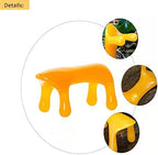 Elitzia Body Massager Portable Beeswax Resin Massage Tools for Neck Back Head 4 Shapes Options ETML1067 (Orange Neck Massager)