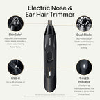 MANSCAPED® The Weed Whacker® 2.0 Electric Nose & Ear Hair Trimmer – 7,000 RPM Precision Tool with Rechargeable Battery, Wet/Dry, Easy to Clean, Improved Stainless Steel Replaceable Blade