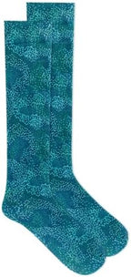 Dr. Scholl's Women's Graduated Compression Nature Dot Print Knee High Socks 1 Pair Pack