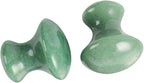 2 Pcs Gua Sha Facial Tools Scraping Massage Board Mushroom Face Jade Stones Beauty Massager Scraper for Skin Caring Spa