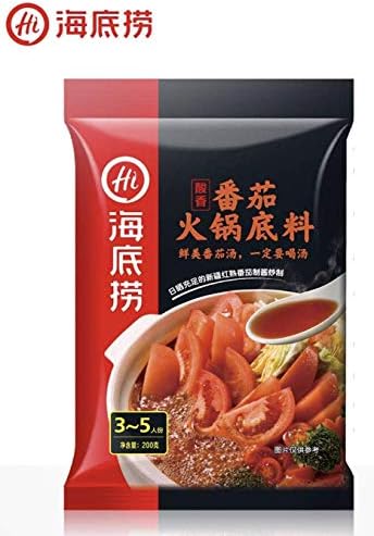 HAIDILAO Haidilao Hotpot Condiment Tomato Hot Pot Bottom Material Tomato Pot Seasoning 200g(200g tomato flavor/200g???) ??? ????????????200g