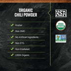 Frontier Co-op Organic Chili Powder, 1.94 oz - For Mexican, Tex-Mex, and Indian Dishes