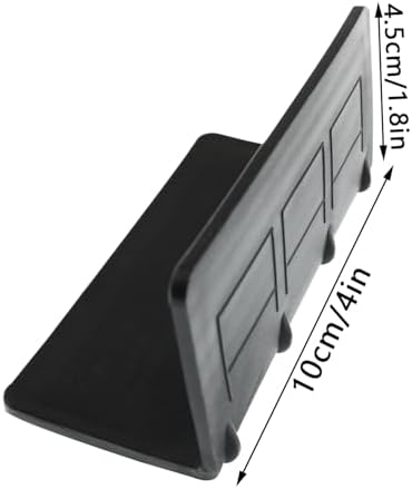12PCS V-Corner Edge Protectors Plastic Right Angle Carton Packaging Fixed Plastic Corner Protectors Cargo Loading System Bumper Cushion for Steel Household Appliances Palletized Goods Black