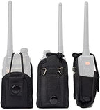 Universal Radio Case, Walkie-Talkie Nylon Holder Holster Case Pouch Bag Accessories for Baofeng UV5R Midland Motorola Talkabout Cobra Retevis Two Way Radio (Pack of 2)