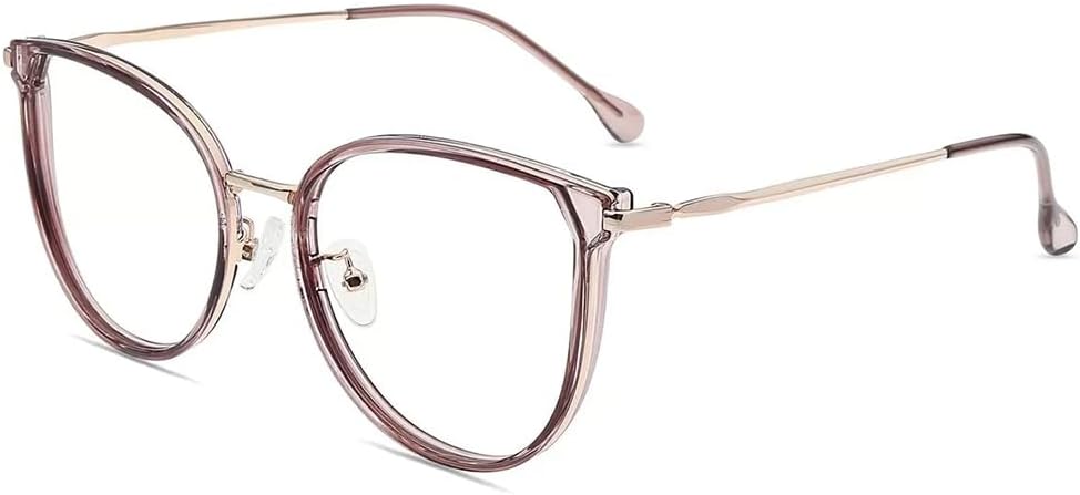 Firmoo 2023 Blue Light Blocking Reading Glasses 3.0 for Women/men, Anti Glare Reader Glasses, Rose Gold Round Computer Glasses for Screens
