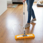 4PCS Chenille Mop Refill Pads, Reusable Microfiber Flat Mop Pads Machine WashableHome Decor