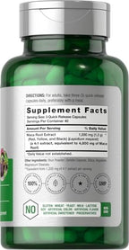 Horbäach Maca Root Capsules for Men and Women | 120 Pills | High Potency Extract | Non-GMO and Gluten Free Formula