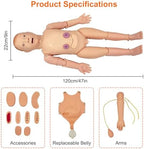 Child Nursing Manikin - Medical School CPR & First Aid Training Dummy for Professional Patient Care, Nursing Skills Practice, Pediatric Emergency Simulations