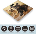 Cute French Bulldog Graphics Scale for Body Weight Automatic On Or Off Digital Scale 4-Sensor Bathroom BMI Scales Bright LED Display and Clear Numbers Scales for Pet Bedroom