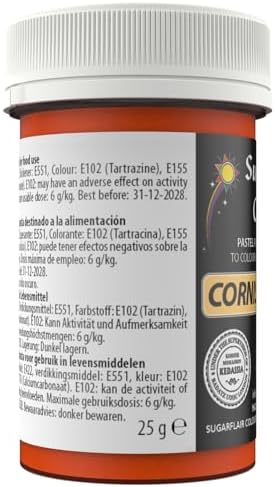 Sugarflair CORNISH CREAM Pastel Paste Gel Edible Concentrated Food Colouring