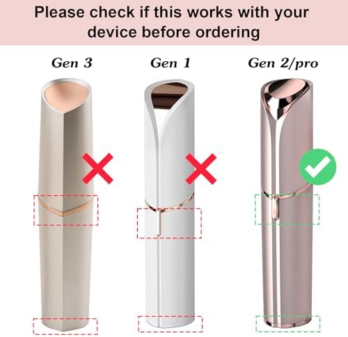 Replacement Heads for Flawless Facial Hair Remover, Replacement Blades for Finishing Touch Flawless Hair Removal Gen 2