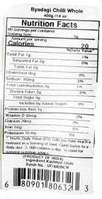 Asian Kitchen (By Rani Brand) Byadagi Chilli Whole, Indian Chilli 14oz (400g) ~ All Natural | Vegan | Gluten Friendly | NON-GMO | Indian Origin