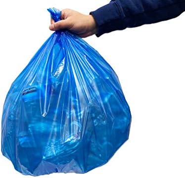 Reli. SuperValue 13 Gallon Recycling Bags | 300 Count | Tall Kitchen | Blue Trash Bags