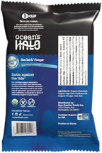 Ocean’s Halo Organic Seaweed Snacks – Sea Salt & Vinegar, Trayless, Vegan, Crispy Salty Snacks, 20-Pack (0.14 oz each)