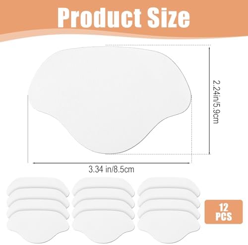 6Pairs Shoe Heel Repair, Self-Adhesive Inside Shoe Heel Patches Pad Quick Fix for Heels Wear and Toe Damage on Inner Heels or Toe Holes for Sneaker Mesh Sports Tennis Work Hiking