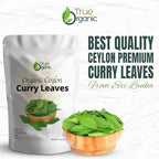 True Organic Ceylon Curry Leaves, 1 oz, Premium Grade, Gluten Free, USDA & Kosher Certified, Non-GMO.