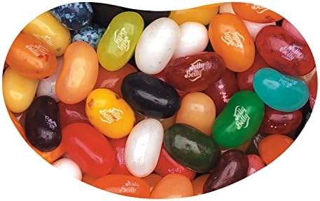 Jelly Belly Fruit Bowl 16 Flavors Jelly Beans - 1 Pound (16 Ounces) Resealable Bag - Genuine, Official, Straight from the Source