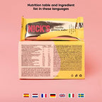 NICKS Protein Wafer Bar Vanilla| 25% Protein (10g) 203 Calories | Low Carb Cookie Bar Snack with No Added Sugar, Gluten Free (24 bars x 40g)