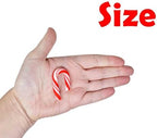 Gift Boutique 100 Pack Christmas Mini Candy Canes Individually Wrapped Peppermint Flavor Red & White Cane Holiday Treats Xmas Decorations Gifts Party