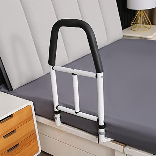 Bed Assist Rail, Portable Safety Bed Lever, with Storage Pocket Bed Rail for Elderly, Pregnant Women, Children, People in Need,Blue,B