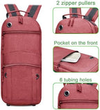 Oxygen Tank Backpack Portable Oxygen Cylinder Bag Carrying Travel Storage Fits M2 M4(A) M6(B) ML6 M7 M9(C) (Red)