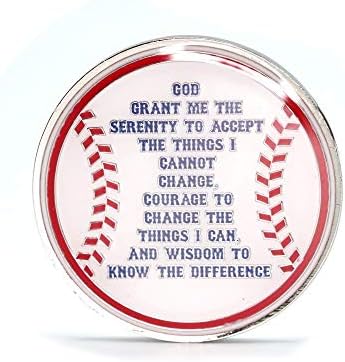 MYRECOVERYSTORE 1-50 Years Alcoholics Anonymous Red Sox Style AA Chip Medallion