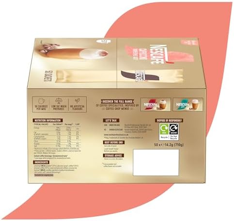 NESCAFE UNSWEET Cappuccino SACH PK50 16G